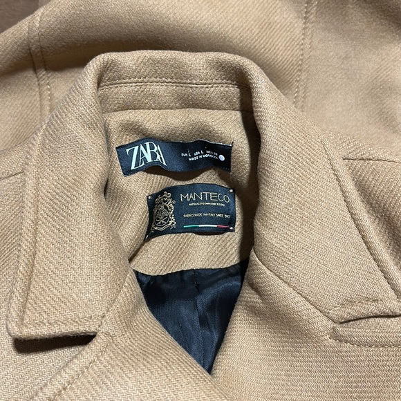 🔥🔥🔥Zara Wool Blended Double Breasted Coat Jacket - Picture 11 of 16